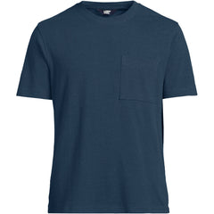 Men's Tall Short Sleeve Cotton Linen Tee