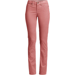 Women's Petite Mid Rise Straight Leg Corduroy Pants
