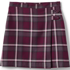 School Uniform Juniors Plaid A-line Skirt Below the Knee