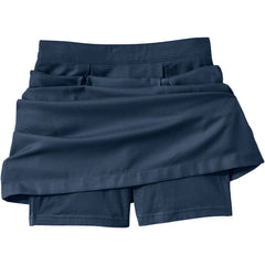 Women's Solid Pleated Skort Top of Knee