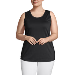 Women's Plus Size Supima Cotton Tunic Tank Top