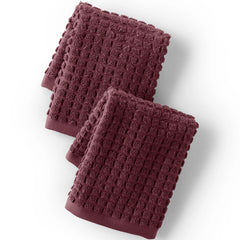 Cotton Waffle Washcloth 2-Piece Set