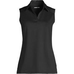 Women's Plus Rapid Dry Sleeveless Sport Collar Polo