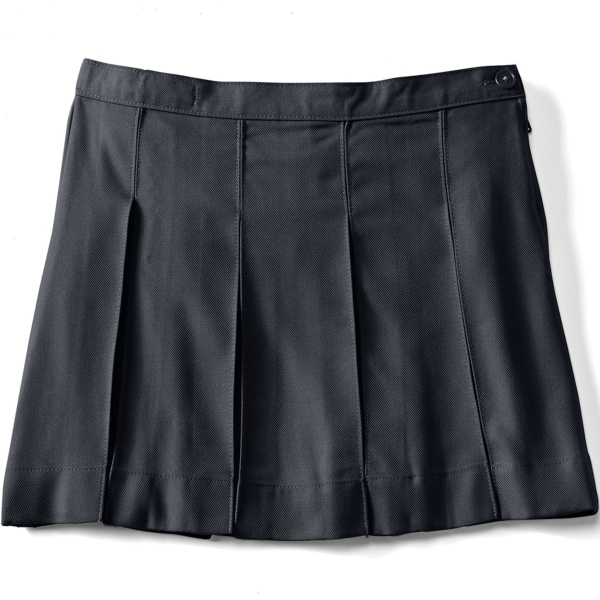 Girls Box Pleat Skirt Above the Knee