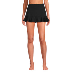 Women's Ruffle Hem Mini Swim Skirt