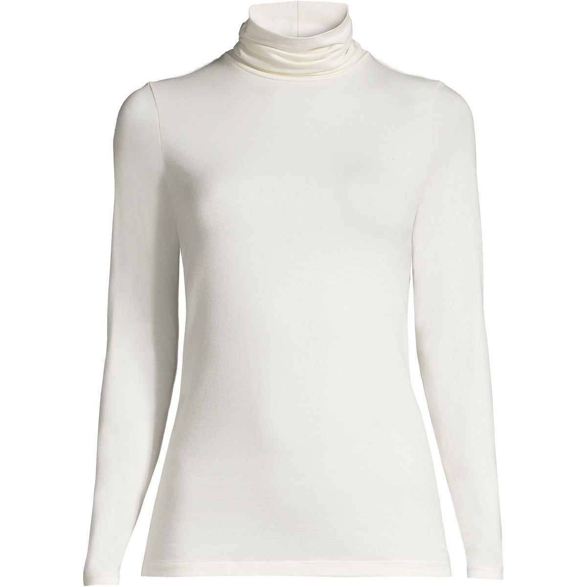 Petite Lightweight Jersey Long Sleeve Turtleneck