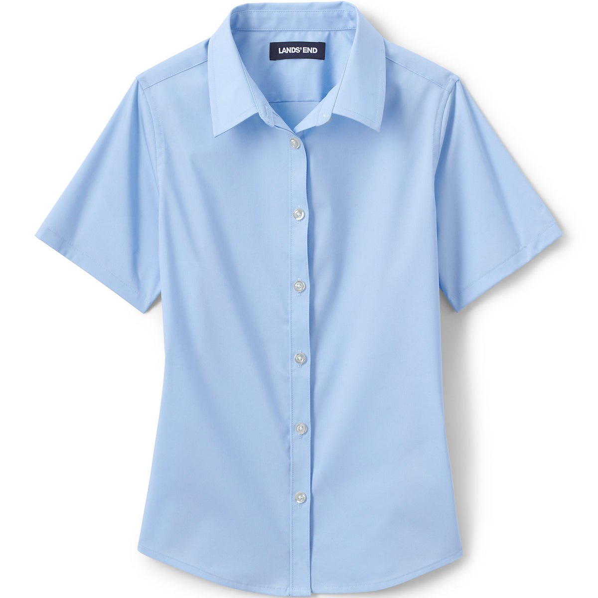 Girls No Gape Short Sleeve Stretch Shirt