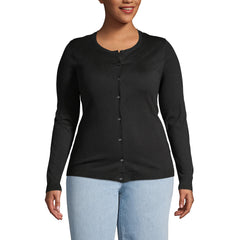 Women's Plus Size Performance Crew Cardigan Sweater