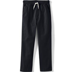 Boys Stretch Soft Rib Waist Iron Knee Pull On Pants