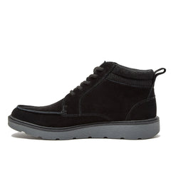 Men's Moc Toe Flannel Lined Lace Up Boots