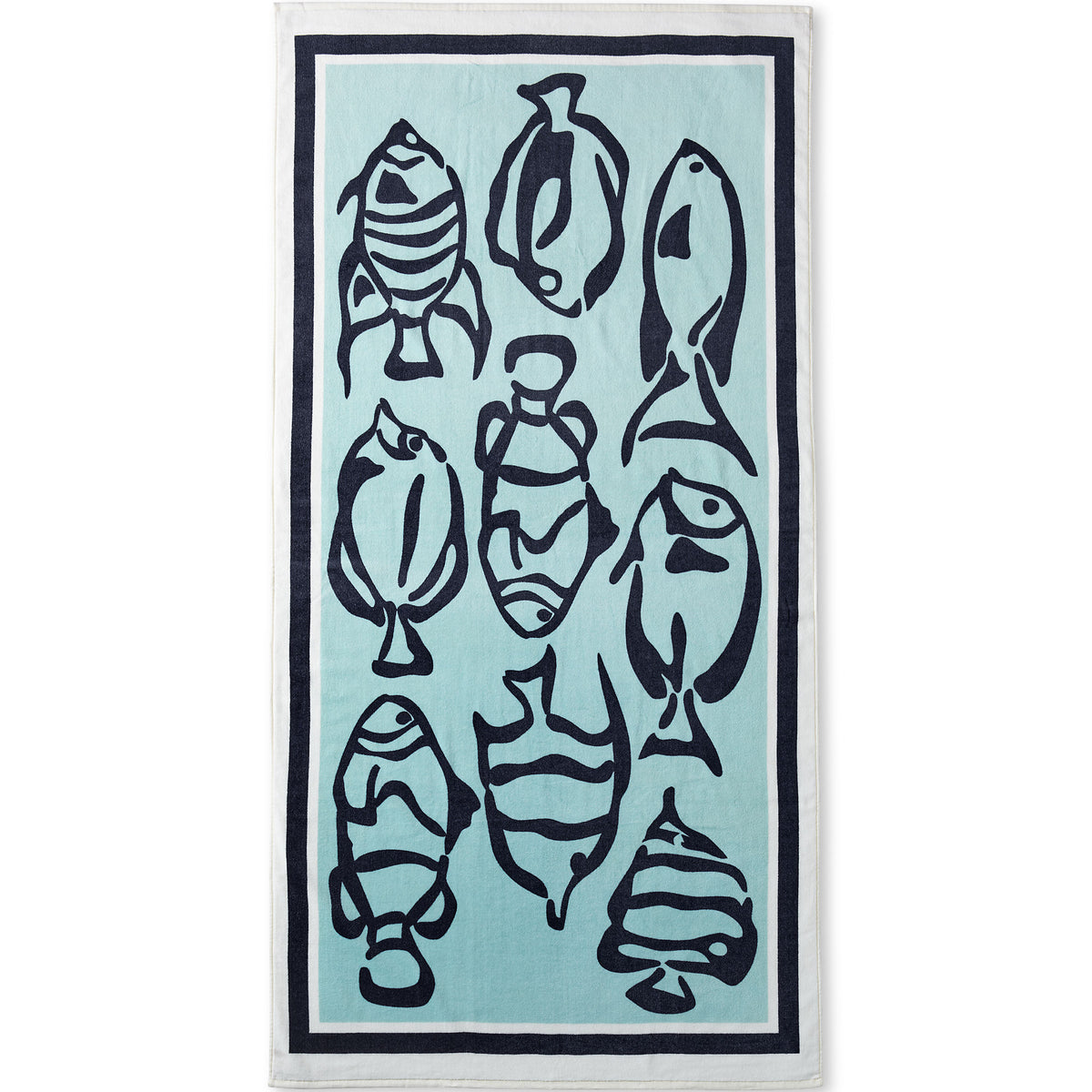 Printed Velour Beach Towel