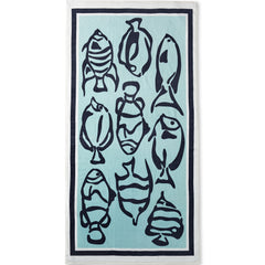 Printed Velour Beach Towel