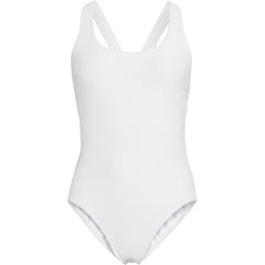 Women's Long Tugless Ribbed X-Back One Piece Swimsuit