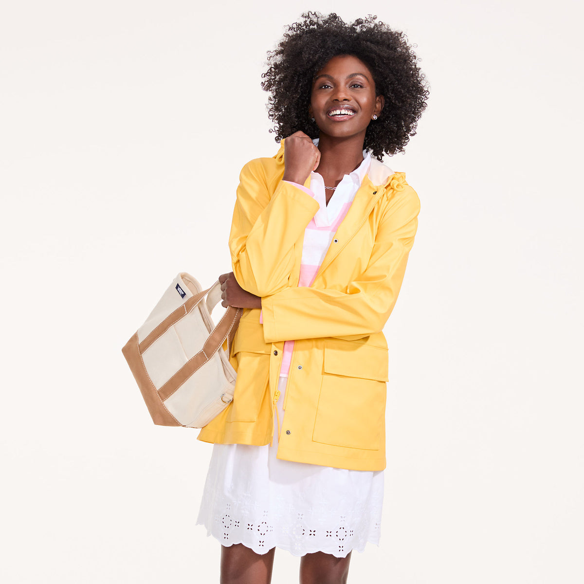 Women's Petite Squall A-line Slicker Raincoat