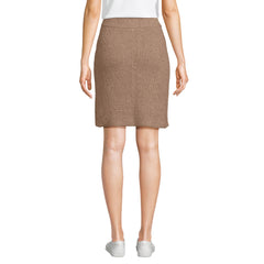 Women's Boucle Shaker Above the Knee Sweater Skirt