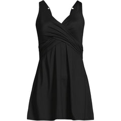Women's Plus Size New SlenderSuit Wrap Swim Dress Swimsuit