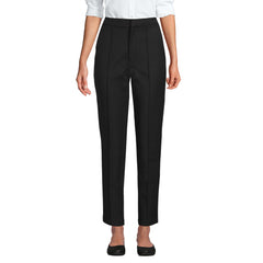 Women's High Rise Bi Stretch Pintuck Pencil Ankle Pants
