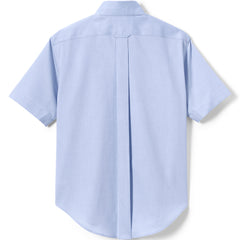 Boys Short Sleeve No Iron Pinpoint Dress Shirt