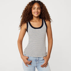 Women's Drapey Rib Fitted Tank Top