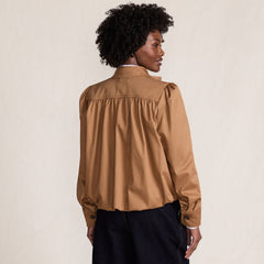 Women's Drapey Twill Bubble Hem Jacket
