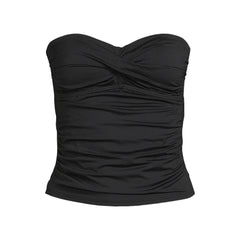 Women's Plus Size Bandeau Tankini Swimsuit Top
