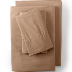Essential Garment Washed Cotton Percale Bed Sheet Set
