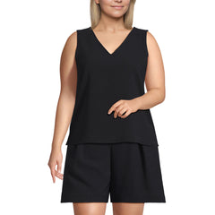Women's Creaseless Vneck Sleeveless Top