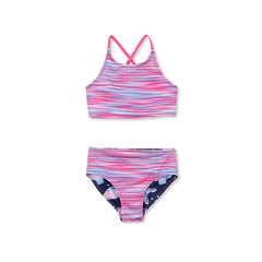Girls Chlorine Resistant Reversible X-back Bikini Swim Set