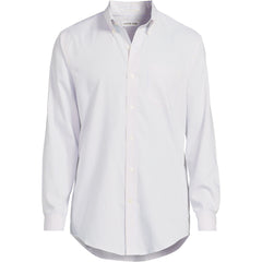 Men's Big and Tall No Iron Supima Cotton Pinpoint Buttondown Collar Dress Shirt