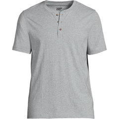 Men's Big Short Sleeve Cotton Supima Jersey Henley