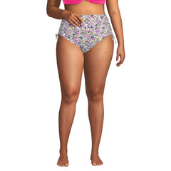 Women's Plus Size High Waisted Adjustable Bikini Bottoms