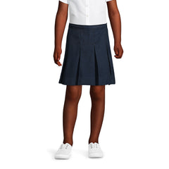 School Uniform Girls Box Pleat Skirt Above the Knee