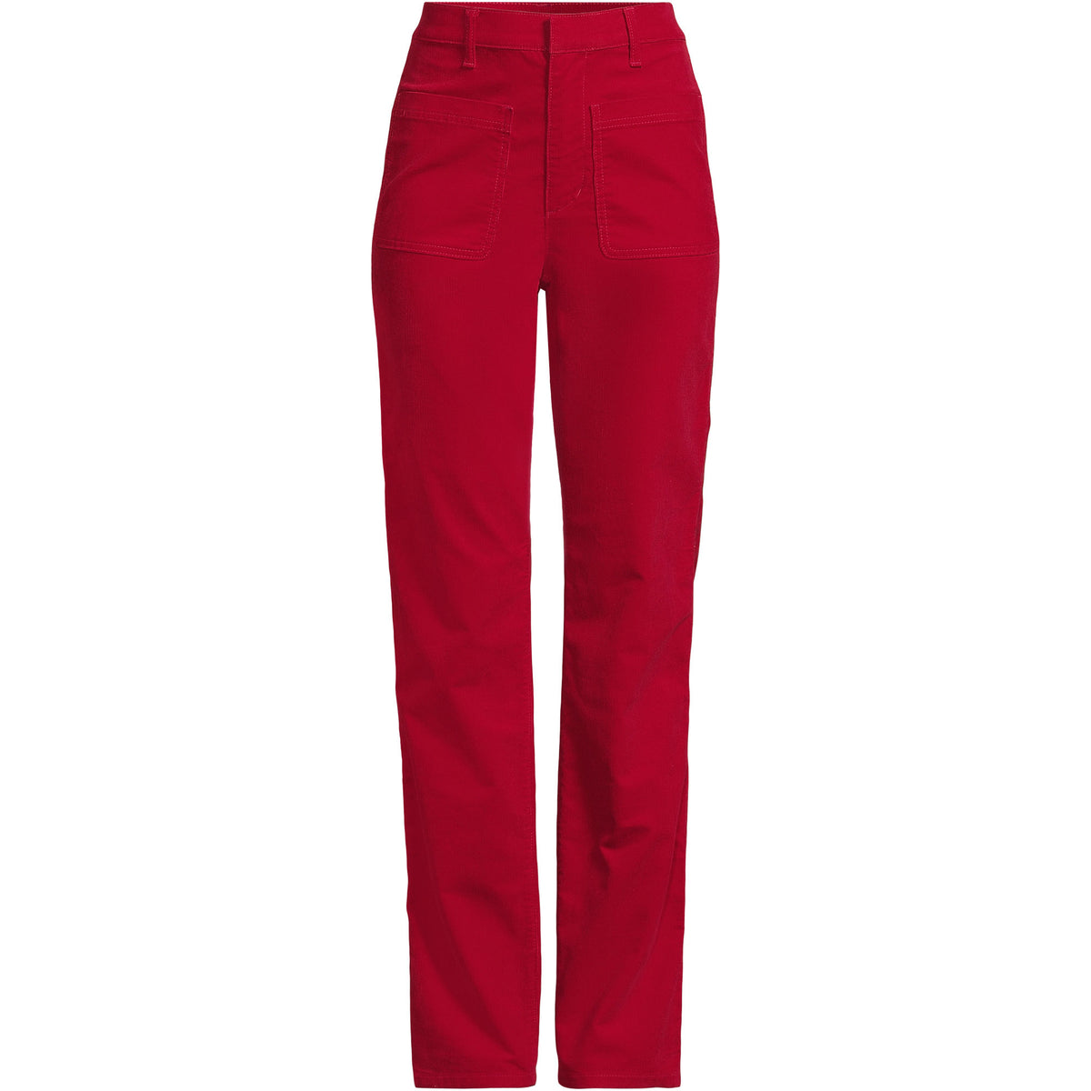 Women's Tall Corduroy High Rise Rail Straight Leg Pants