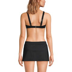 Women's D-Cup Twist Front Underwire Bikini Swimsuit Top