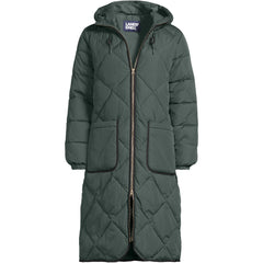 Women's Tall FeatherFree Insulated Diamond Quilted Maxi Coat