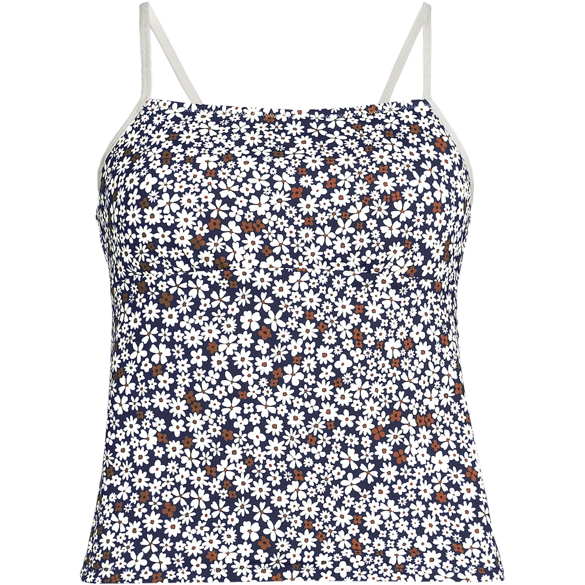 Women's Reversible Scoop Neck Tie Back Tankini Swimsuit Top