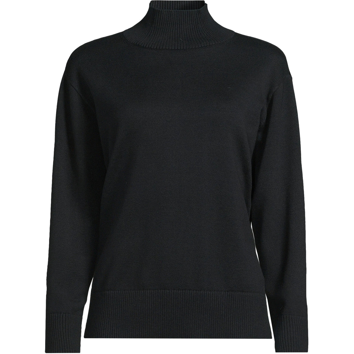 Women's Plus Cotton Modal Funnel Neck Sweater