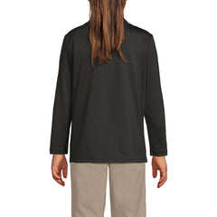 Girls Long Sleeve Feminine Fit Rapid Dry Polo Shirt