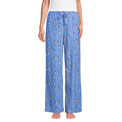 Women's Flannel Wide Leg Sleep Pants
