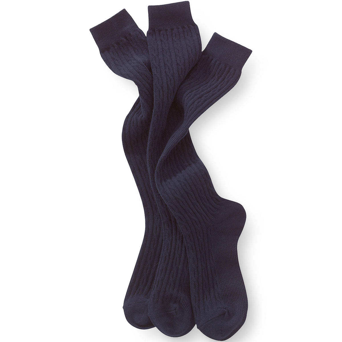 Girls Solid Cable Knee Socks (3-pack)