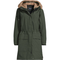 Women's Plus Size Squall Waterproof Sherpa Lined Hood Parka