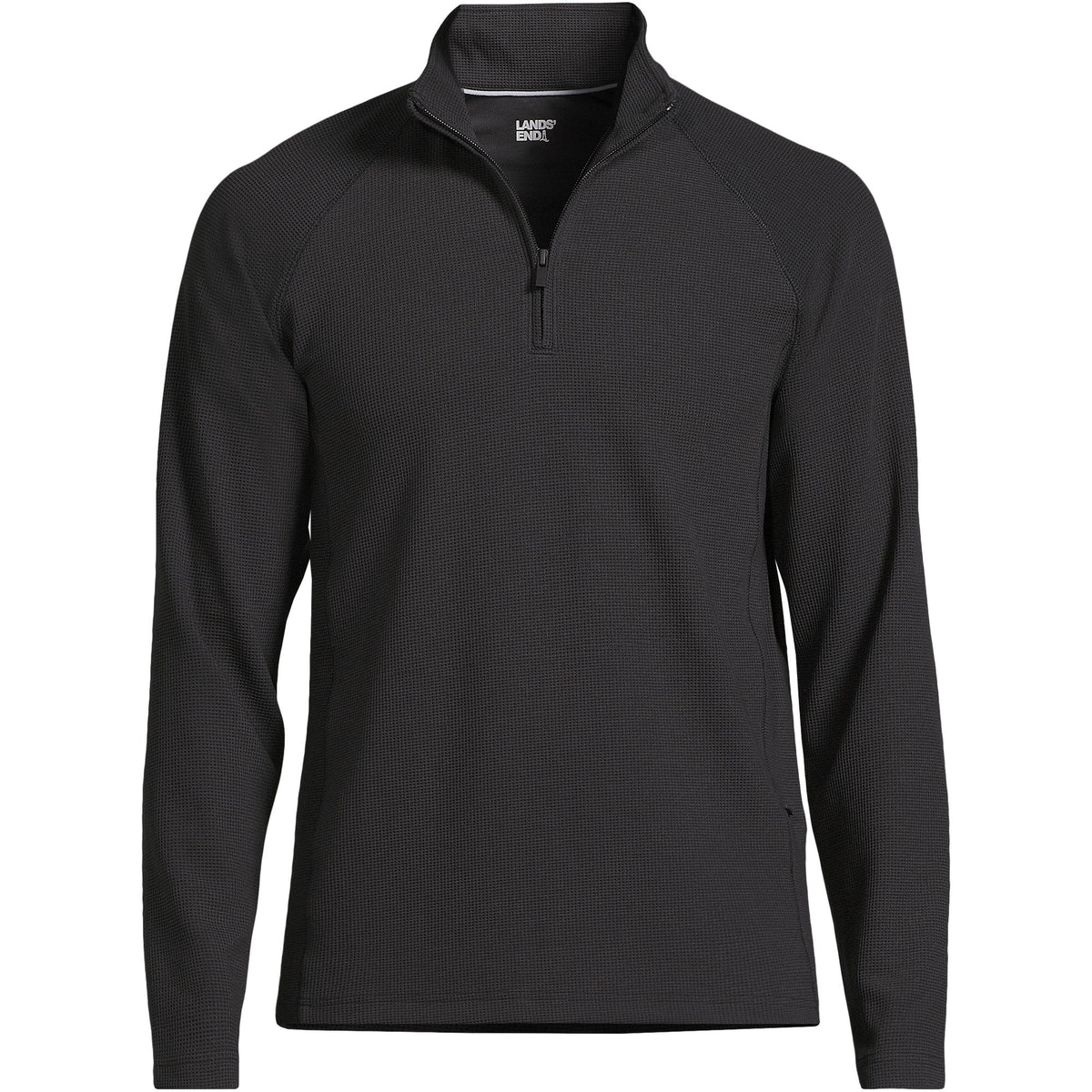 Men's Long Sleeve Waffle Quarter Zip