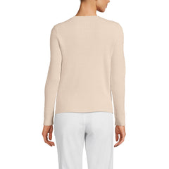 Women's Ribbed Scallop Cardigan Sweater - Set Top