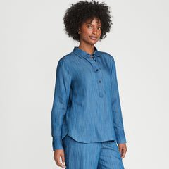 Women's Twill TENCEL TM Fiber Popover Shirt
