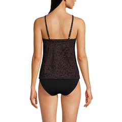 Women's Keyhole Halter Tankini Swimsuit Top
