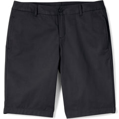 School Uniform Women's Plain Front Blend Chino Shorts