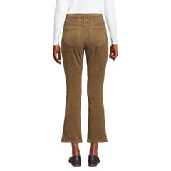 Women's High Rise Corduroy Kick Crop Pants