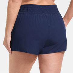 Women's Plus Size Tulip Hem Swim Skort