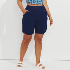 Women's Plus Size SunShade UPF 50 9" Board Shorts