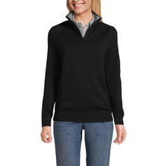 Unisex Big Cotton Modal Quarter Zip Sweater